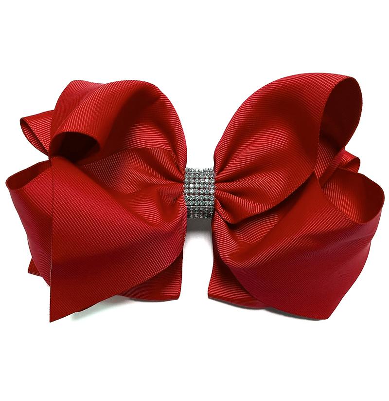 6.5 in Rhinestone Bows