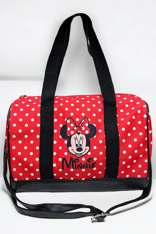 Small Red Character Duffle Bag