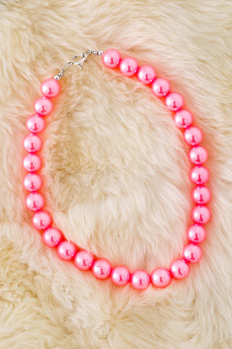 Solid Color Bubble Necklaces