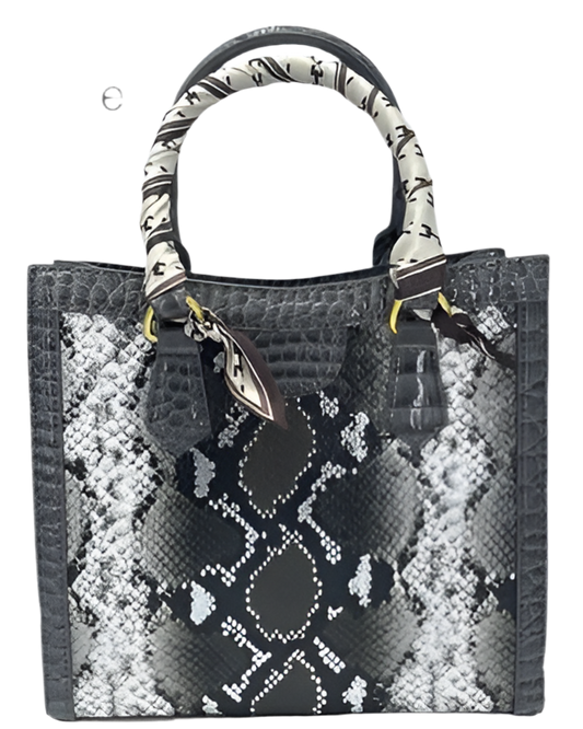 Grey Snake Skin Bag (Adult)