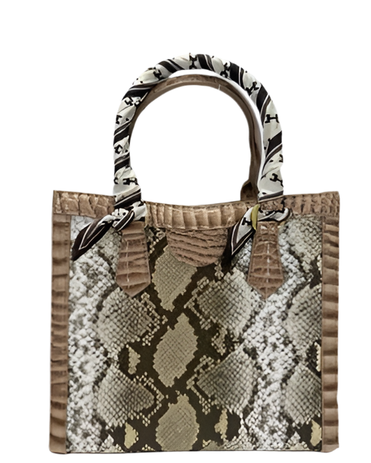 Khaki Snake Skin Bag (Adult)