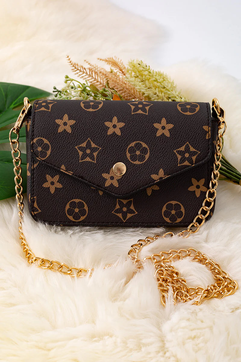 Brown Star Purse