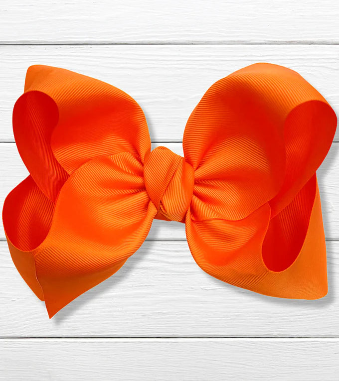 Solid Color Jumbo Hair Bows