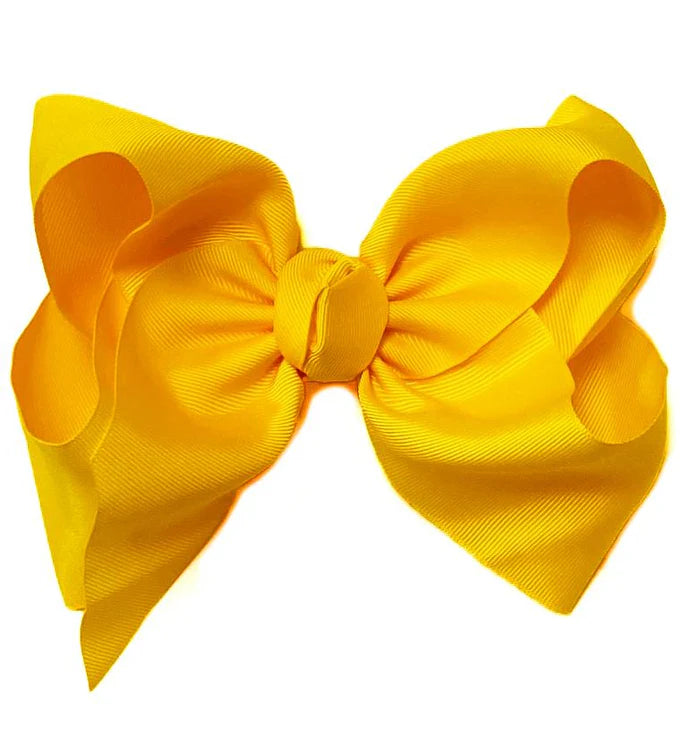 Solid Color Jumbo Hair Bows