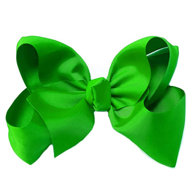 Solid Color Jumbo Hair Bows