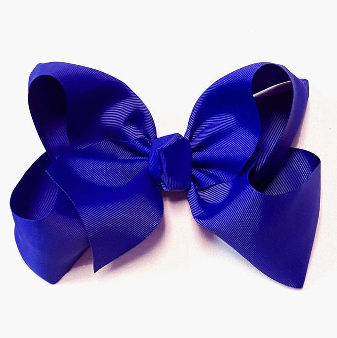 Solid Color Jumbo Hair Bows