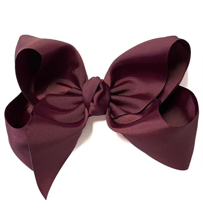Solid Color Jumbo Hair Bows