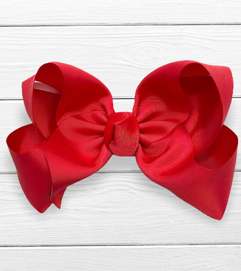 Solid Color Jumbo Hair Bows