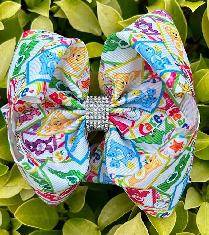 Care Bears Print Bow