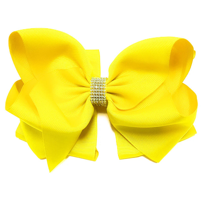 6.5 in Rhinestone Bows
