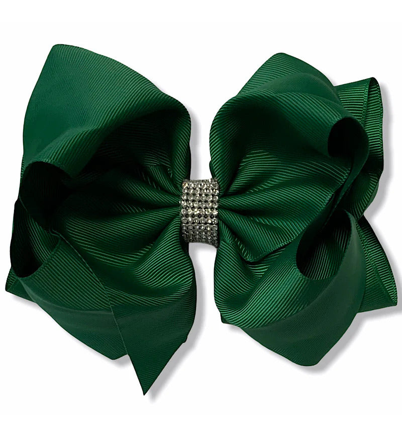 6.5 in Rhinestone Bows
