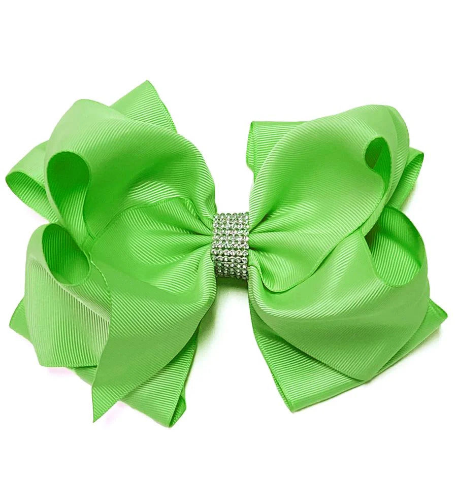 6.5 in Rhinestone Bows