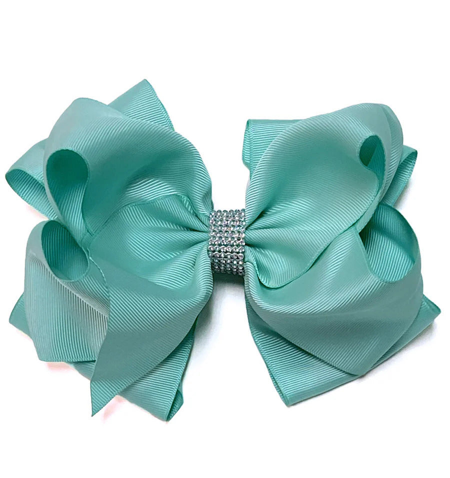 6.5 in Rhinestone Bows