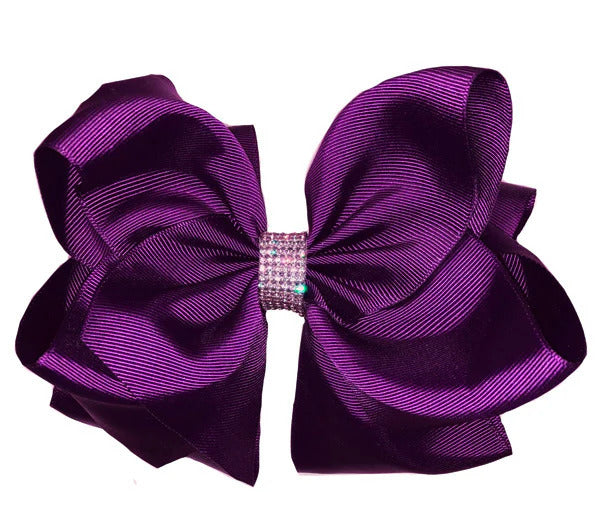 6.5 in Rhinestone Bows